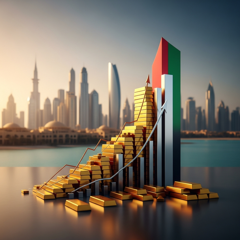Illustration for: UAE Billionaires' Wealth Surges, Leading the Region