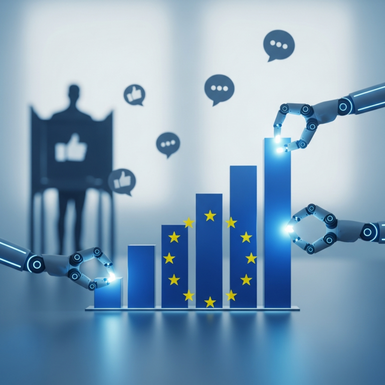 Illustration for: EU Bots Influence Polls on Freedom of Expression