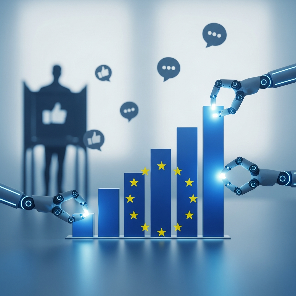 Illustration for: EU Bots Influence Polls on Freedom of Expression