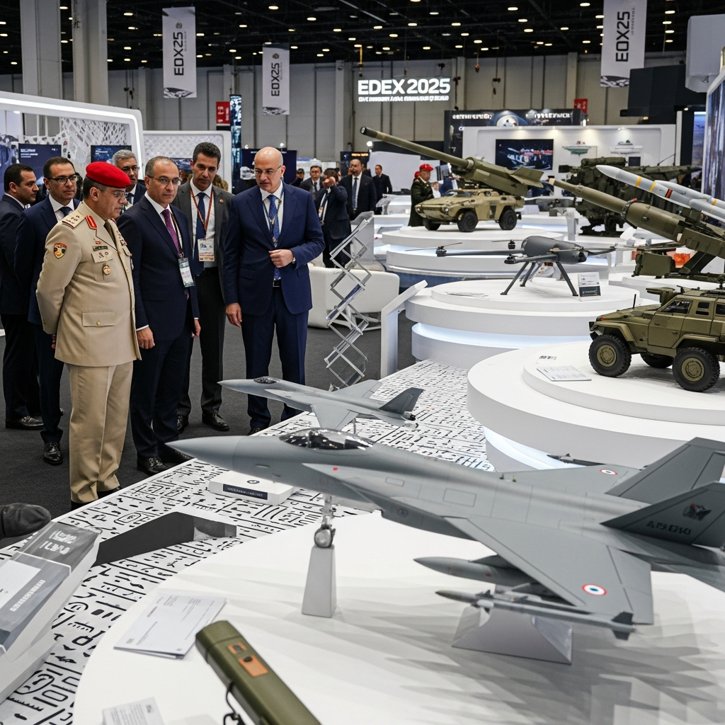Illustration for: EDEX 2025: Egypt's Defense Industry Advancements