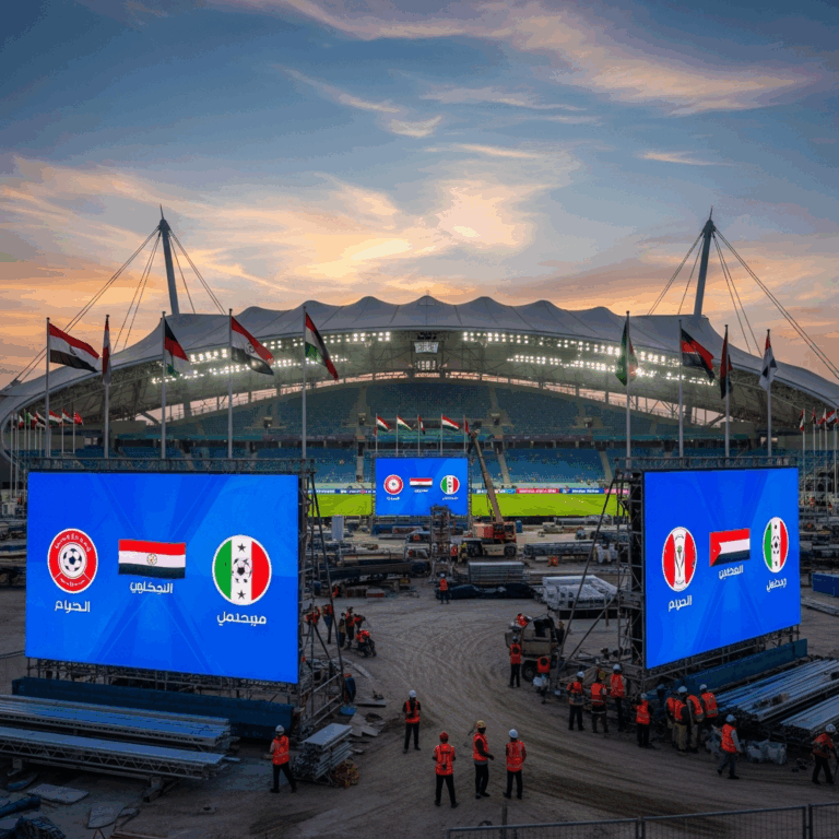 Illustration for: Qatar Prepares for Exciting Arab Cup Competition
