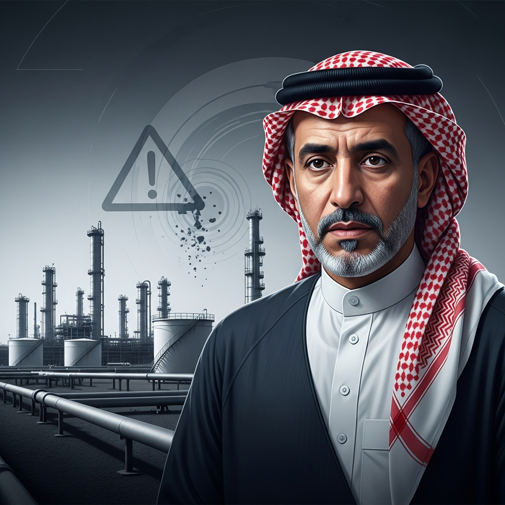 Illustration for: Yemen's Al-Alimi Warns of Oil Disruption Risks