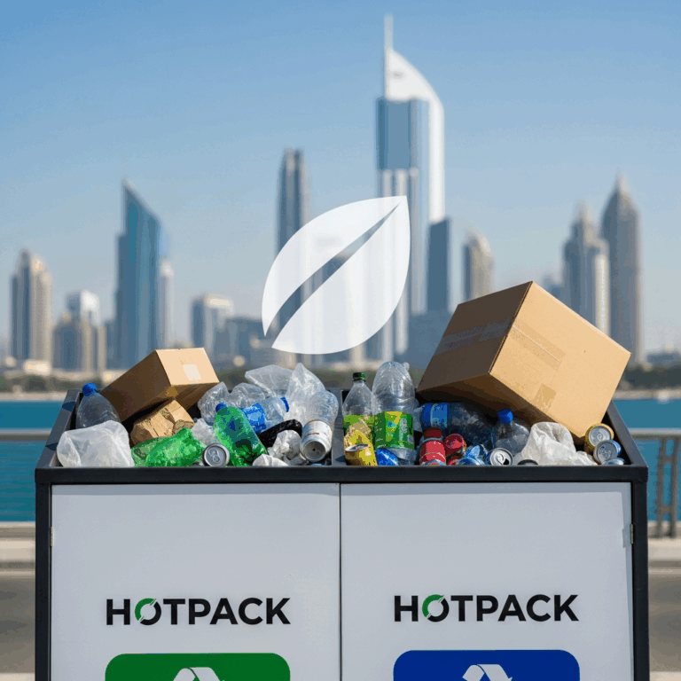 Illustration for: Hotpack Leads UAE's Sustainability Transformation