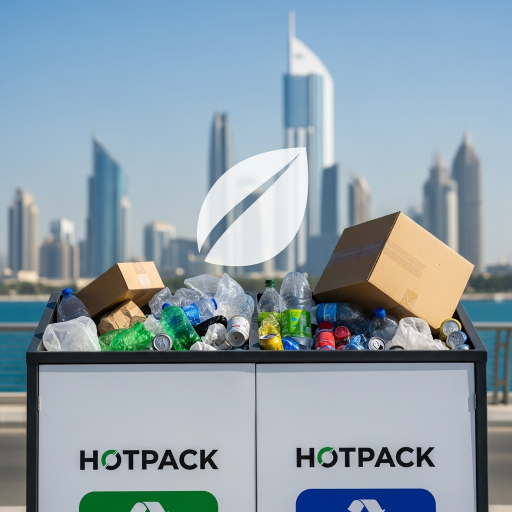 Illustration for: Hotpack Leads UAE's Sustainability Transformation