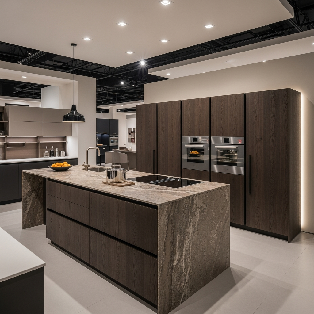 Illustration for: Dubai’s New Luxury Kitchen Showroom by Minotticucine