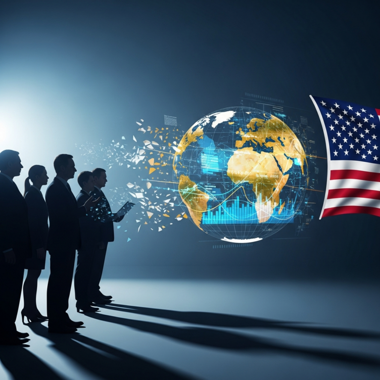 Illustration for: EU Reviews US Strategy Amid Criticisms