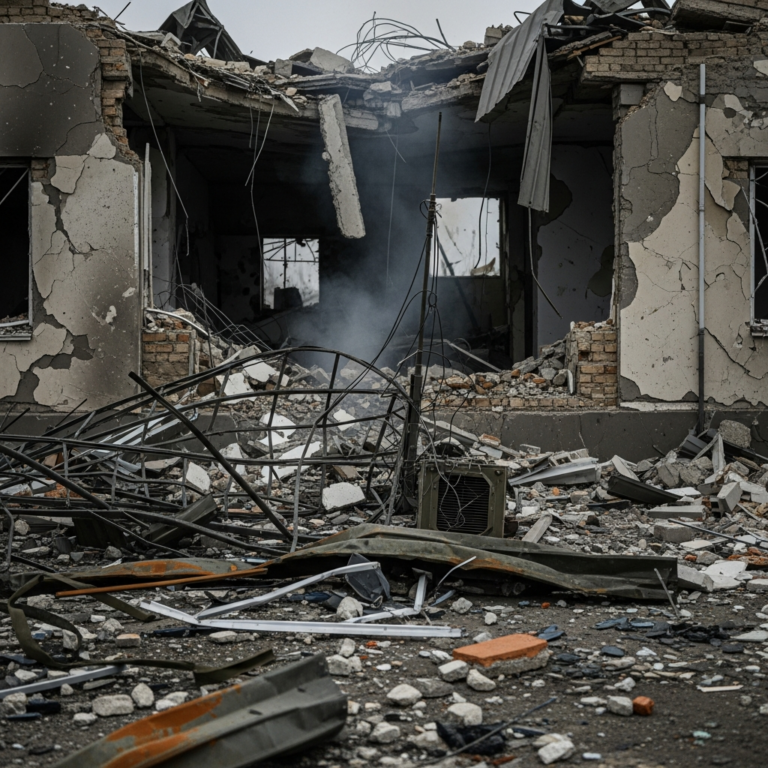 Illustration for: Russian Forces Target Enemy Command Center