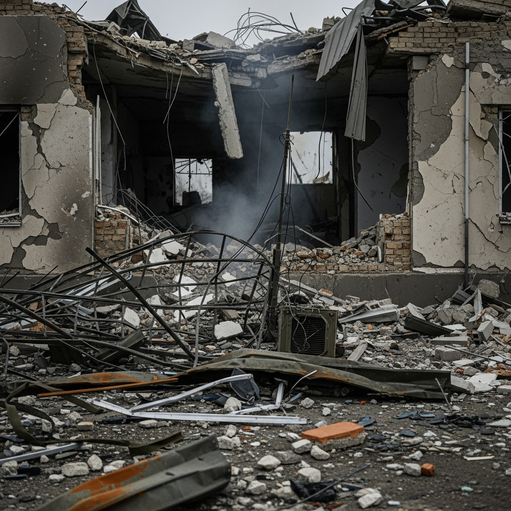 Illustration for: Russian Forces Target Enemy Command Center