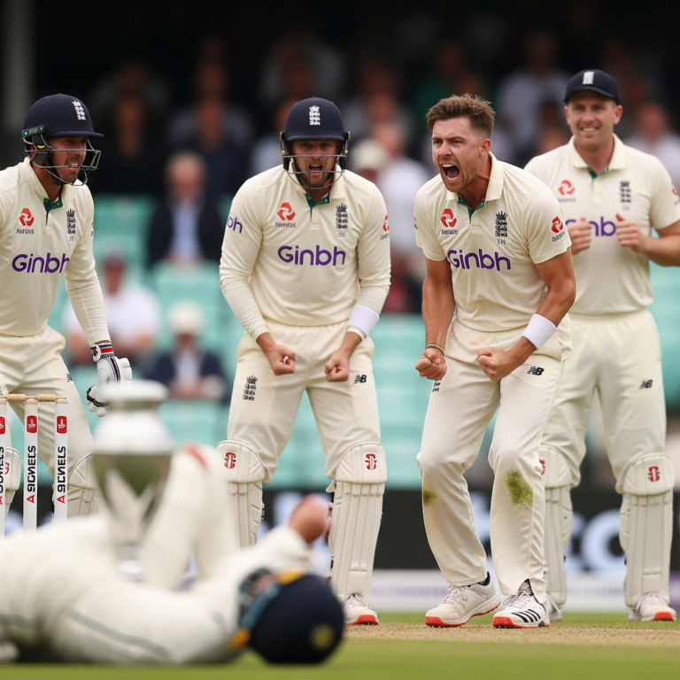 Illustration for: England Plans Aggressive Strategy for Second Ashes Test