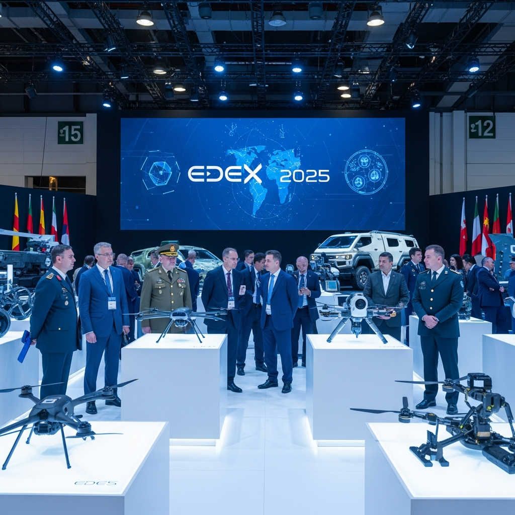 Illustration for: EDEX 2025 Launch with Global Defense Innovations