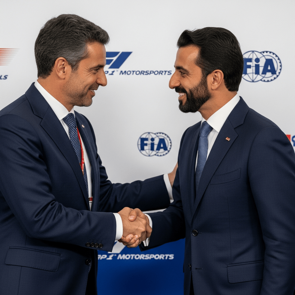 Illustration for: Sheikh Hamdan Congratulates FIA President Ben Sulayem