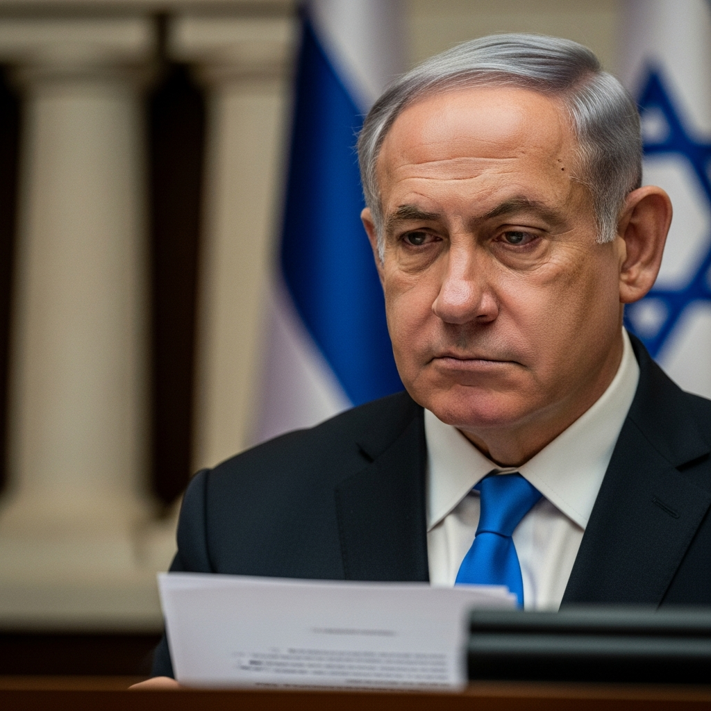Illustration for: Netanyahu Requests Pardon Amid Corruption Trial