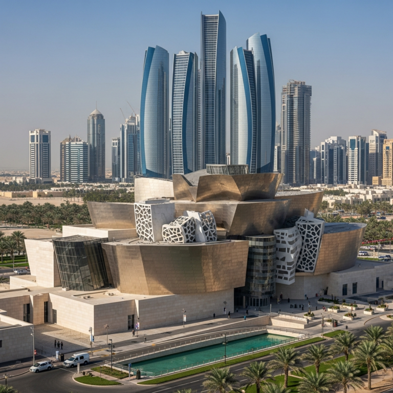 Illustration for: Frank Gehry's Legacy in Abu Dhabi