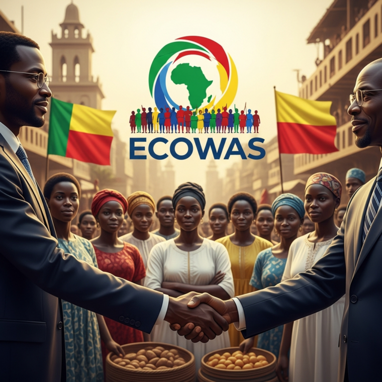 Illustration for: ECOWAS Supports Benin's Government and People