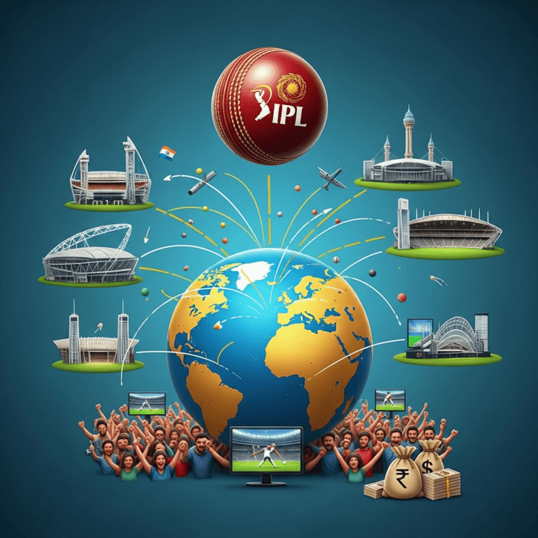 Illustration for: How the IPL Revolutionized Global Sports