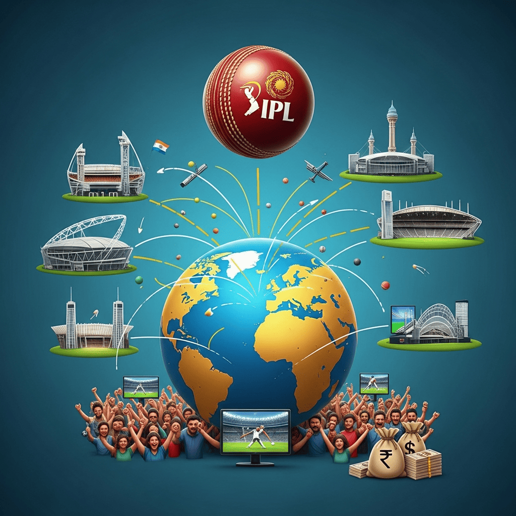Illustration for: How the IPL Revolutionized Global Sports