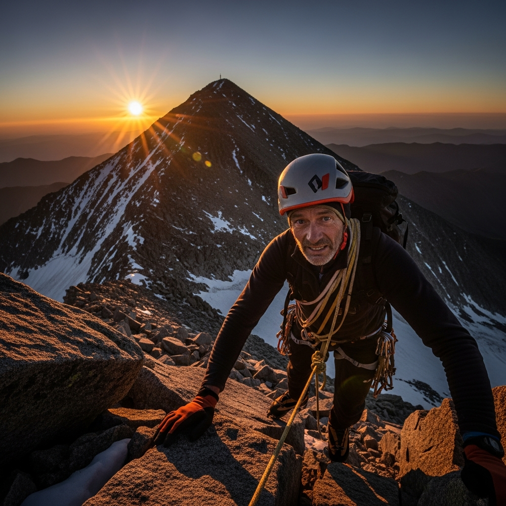 Illustration for: 64-Year-Old Climbs Mount Gori Chen, Defying Age Limits