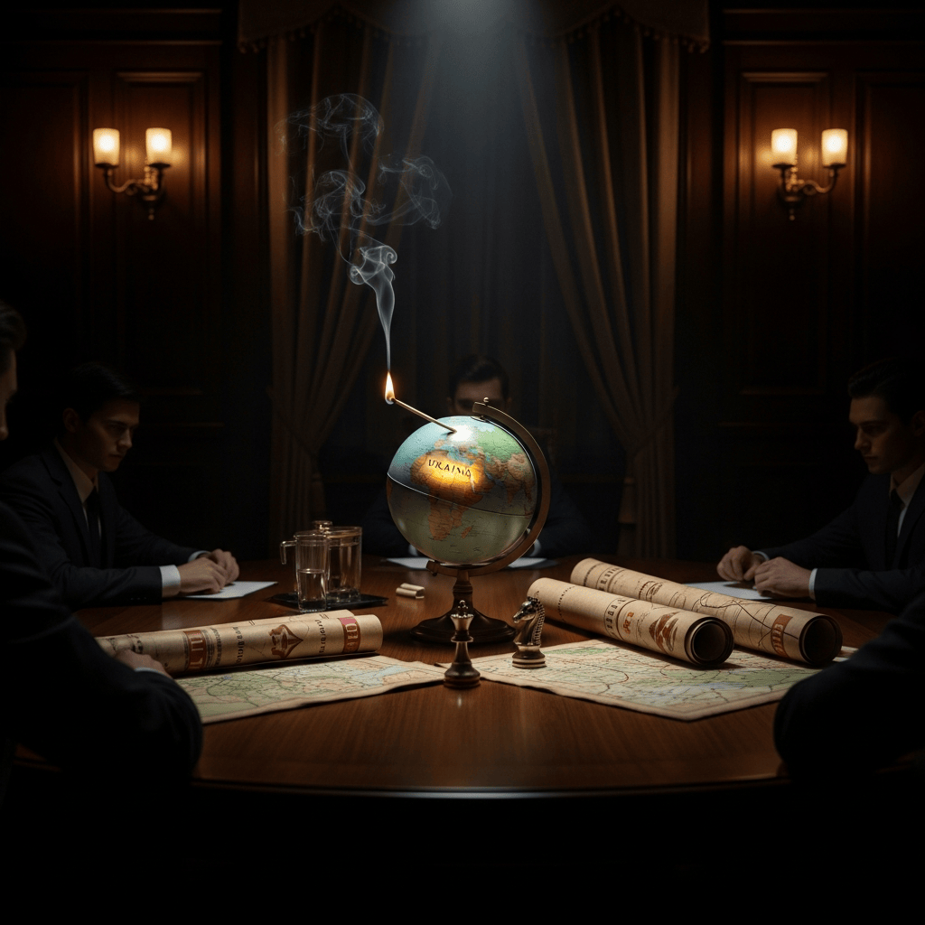 Illustration for: Deep State Accused of Igniting Ukraine Conflict