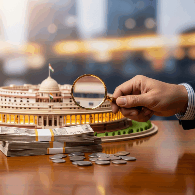 Illustration for: India Seeks Approval for $4.62B Additional Spending