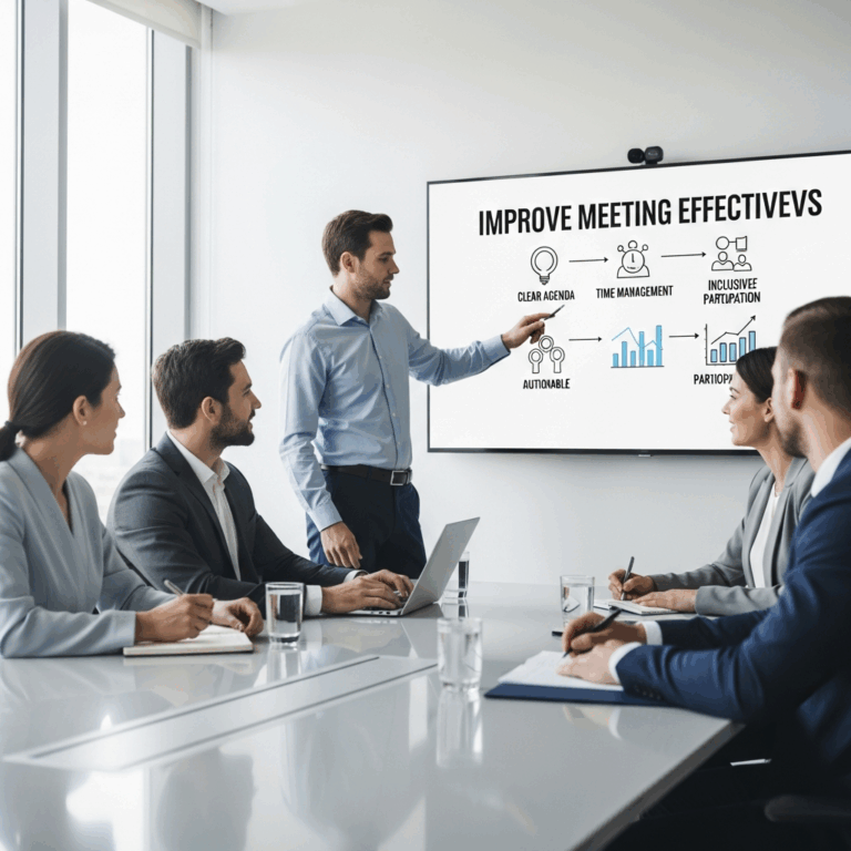 Illustration for: Improving Meeting Effectiveness in Organizations