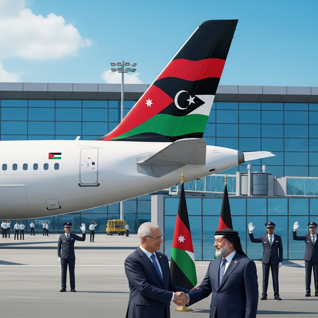 Illustration for: Resumption of Flights Between Libya and Jordan