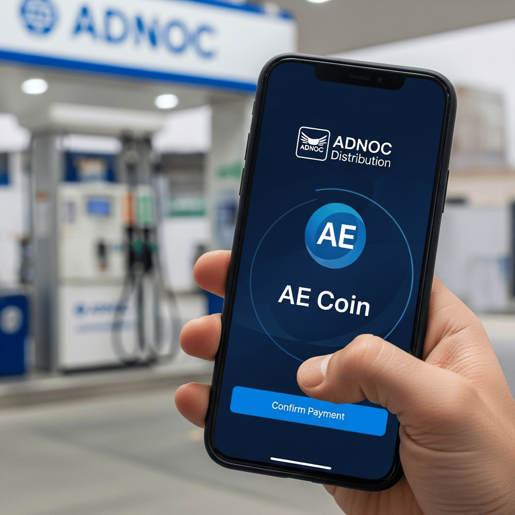 Illustration for: Adnoc Distribution Adopts AE Coin for Digital Payments