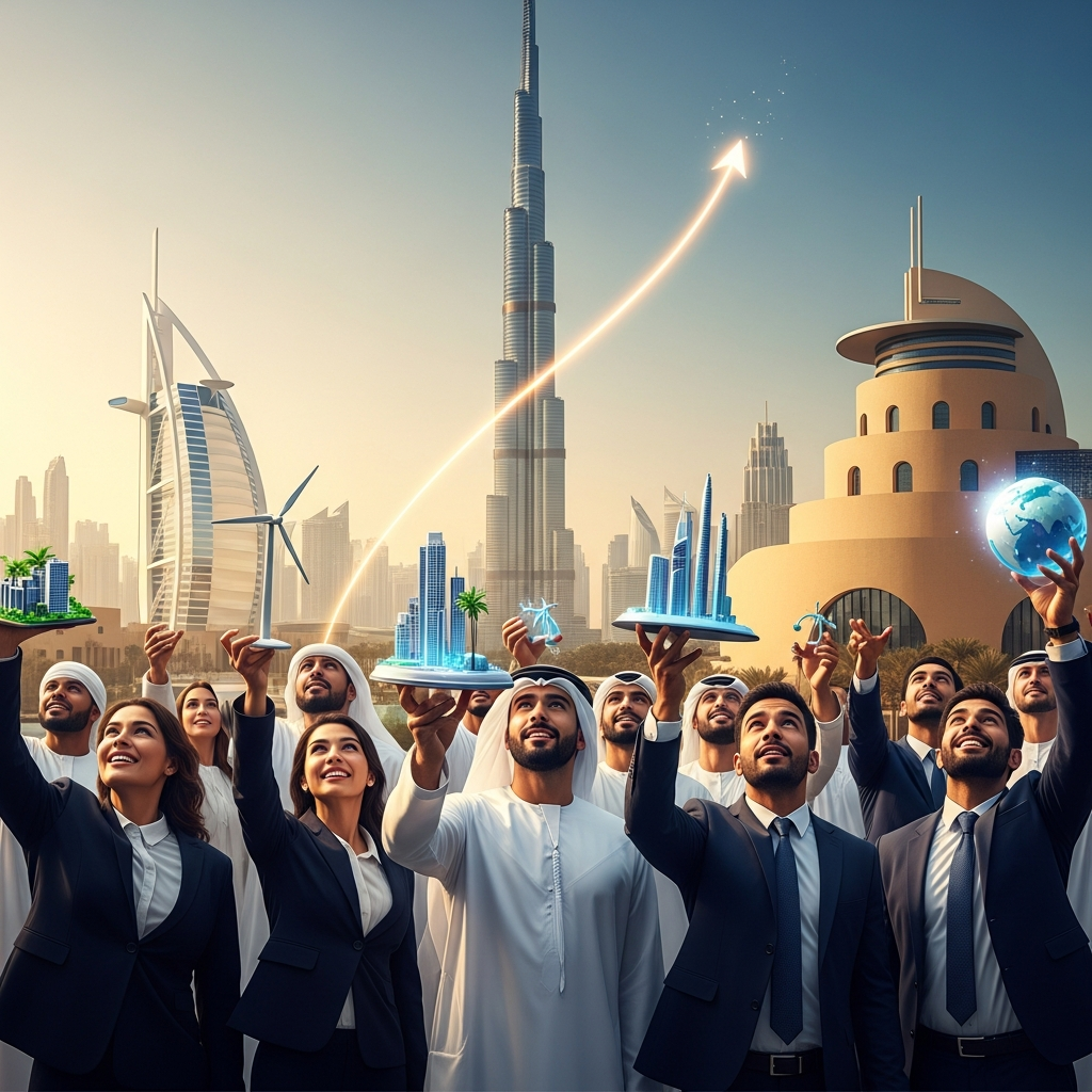 Illustration for: Celebrating UAE’s Vision and Progress