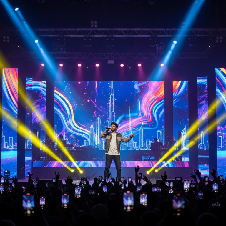 Illustration for: Anirudh Ravichander Live in Dubai 2026