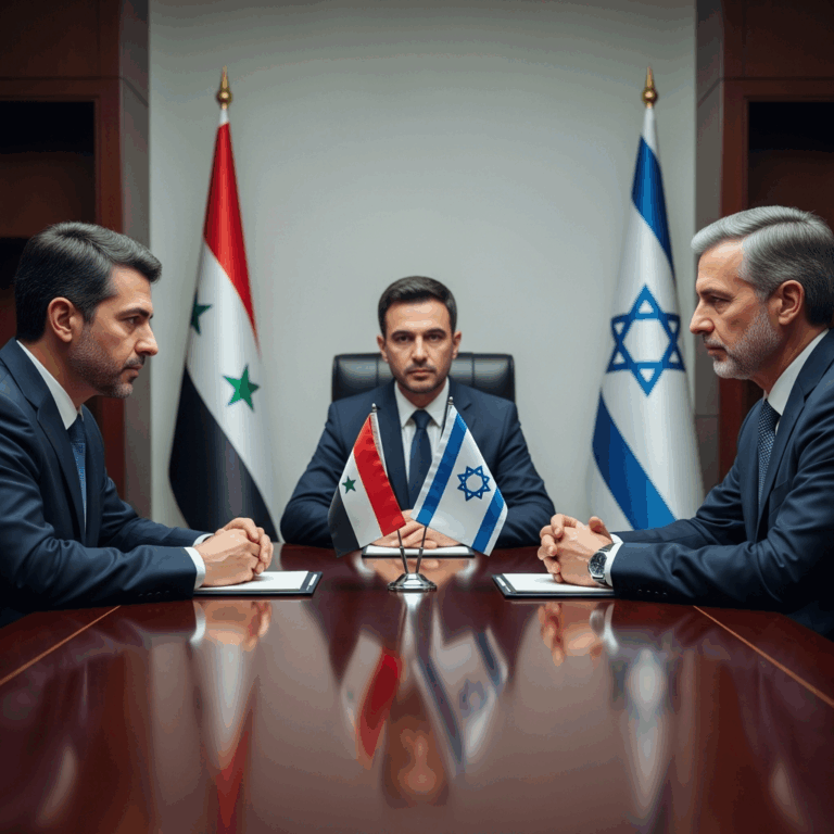 Illustration for: US Monitored Syria-Israel Talks Amid Rising Tensions