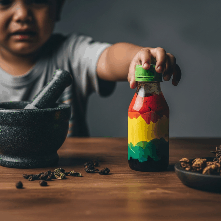 Illustration for: Rising Child Poisoning Cases from Traditional Mixtures