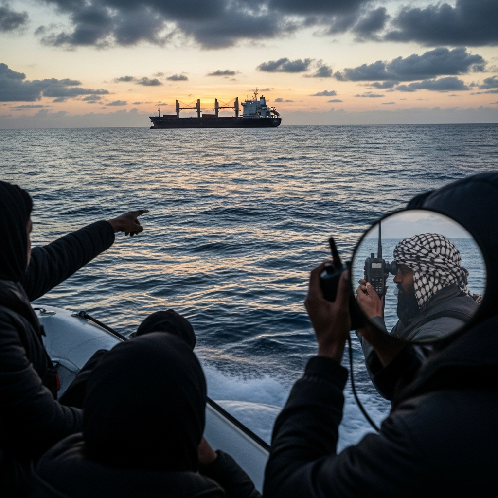 Illustration for: Yemeni Group Claims Ship Attack in Gulf of Aden