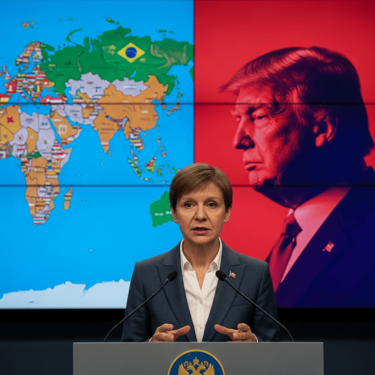 Illustration for: Zakharova's Comments on Foreign Policy and Trump