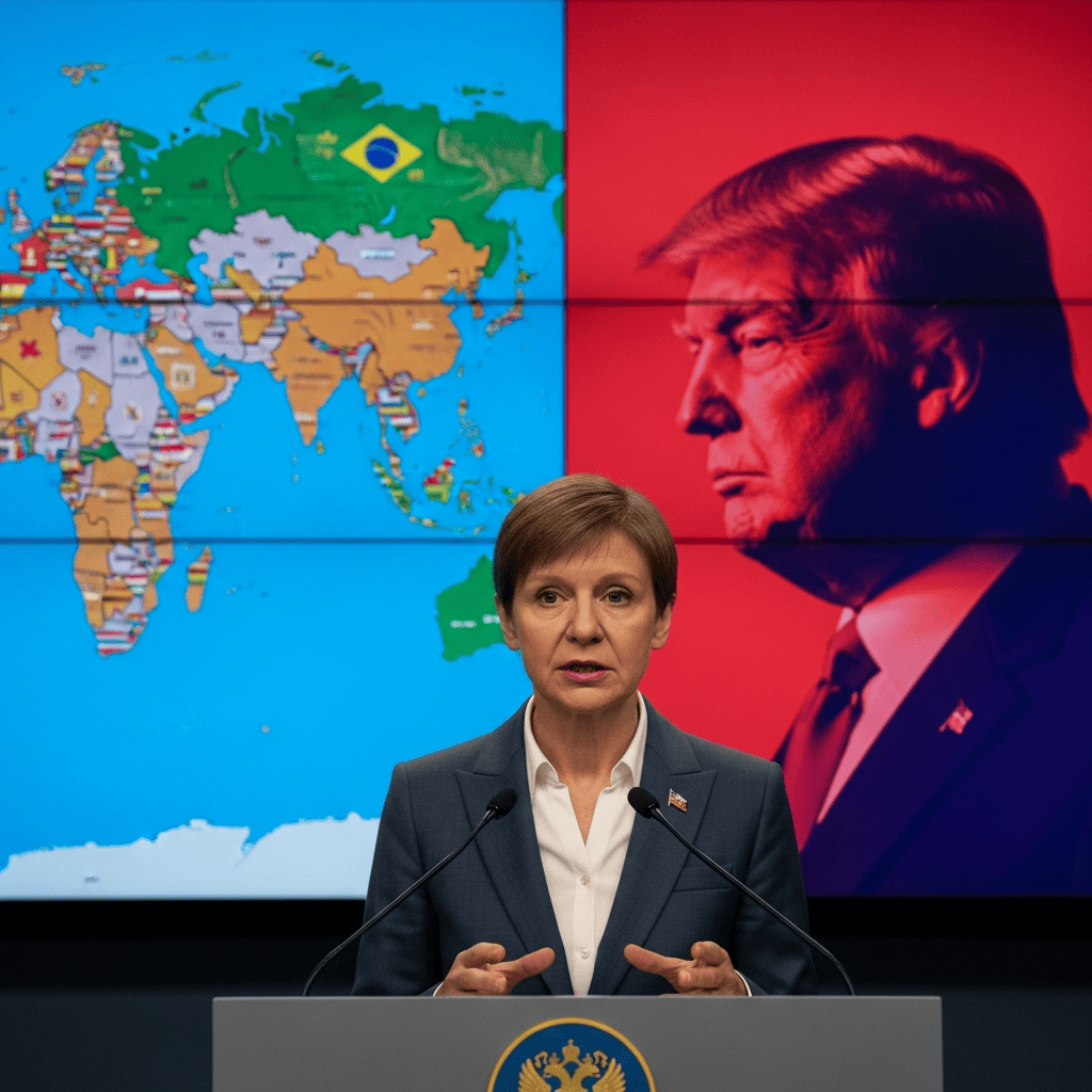 Illustration for: Zakharova's Comments on Foreign Policy and Trump