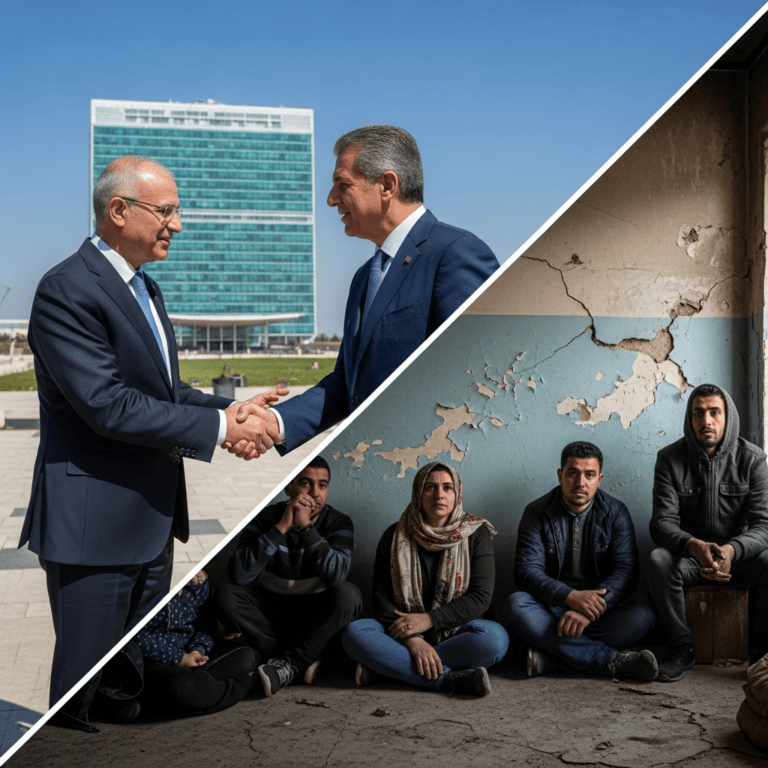 Illustration for: Syrian Authority's External Progress and Internal Challenges