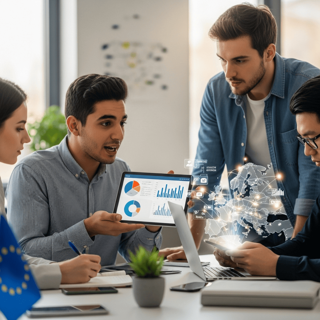 Illustration for: Young Creators Transforming European Politics