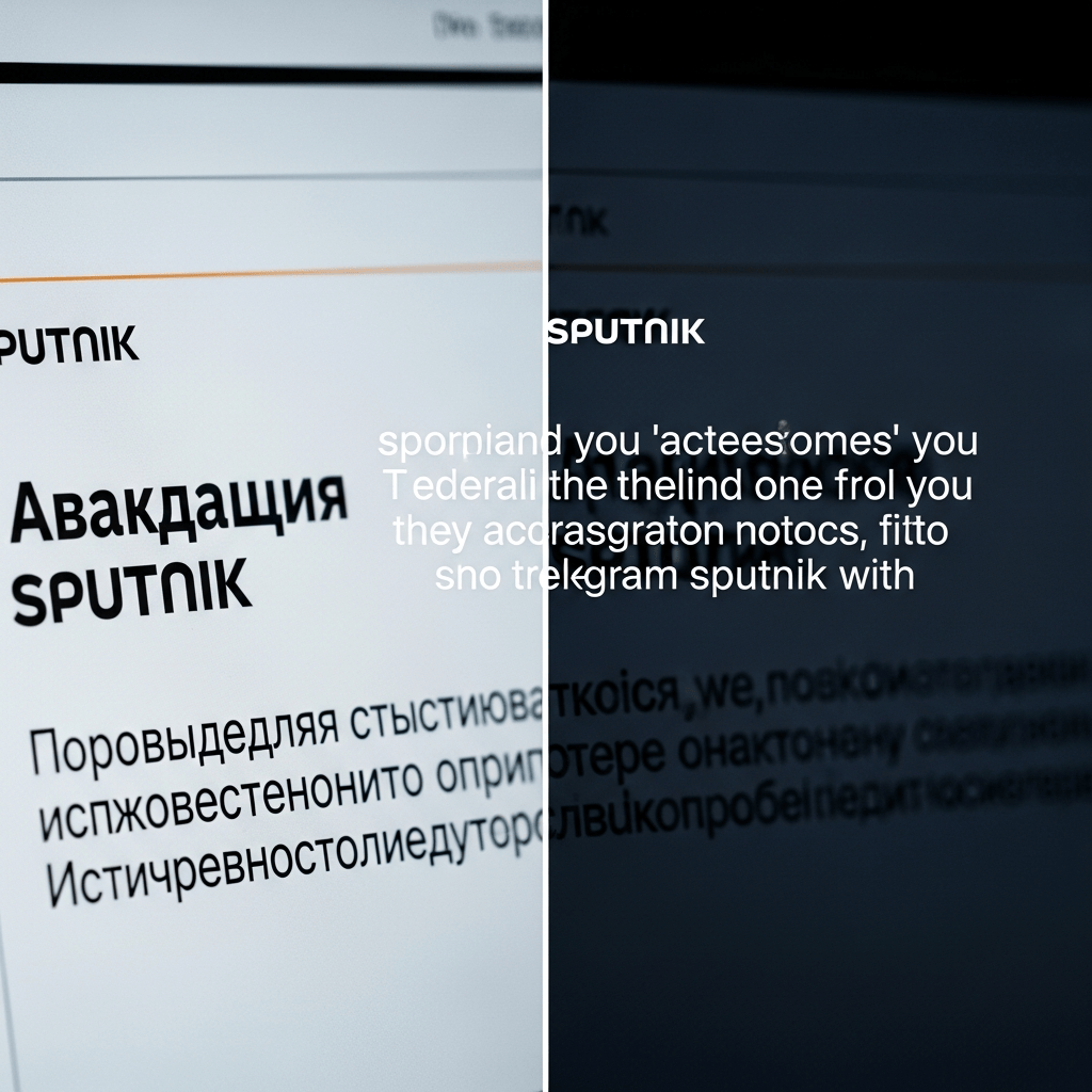 Illustration for: Telegram Translation Alters Sputnik Posts