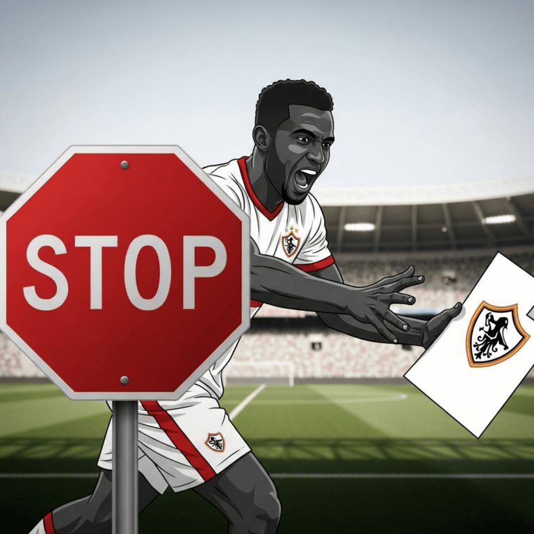 Illustration for: Zamalek Aims to Sign Hamed Hamdan Amid Transfer Ban
