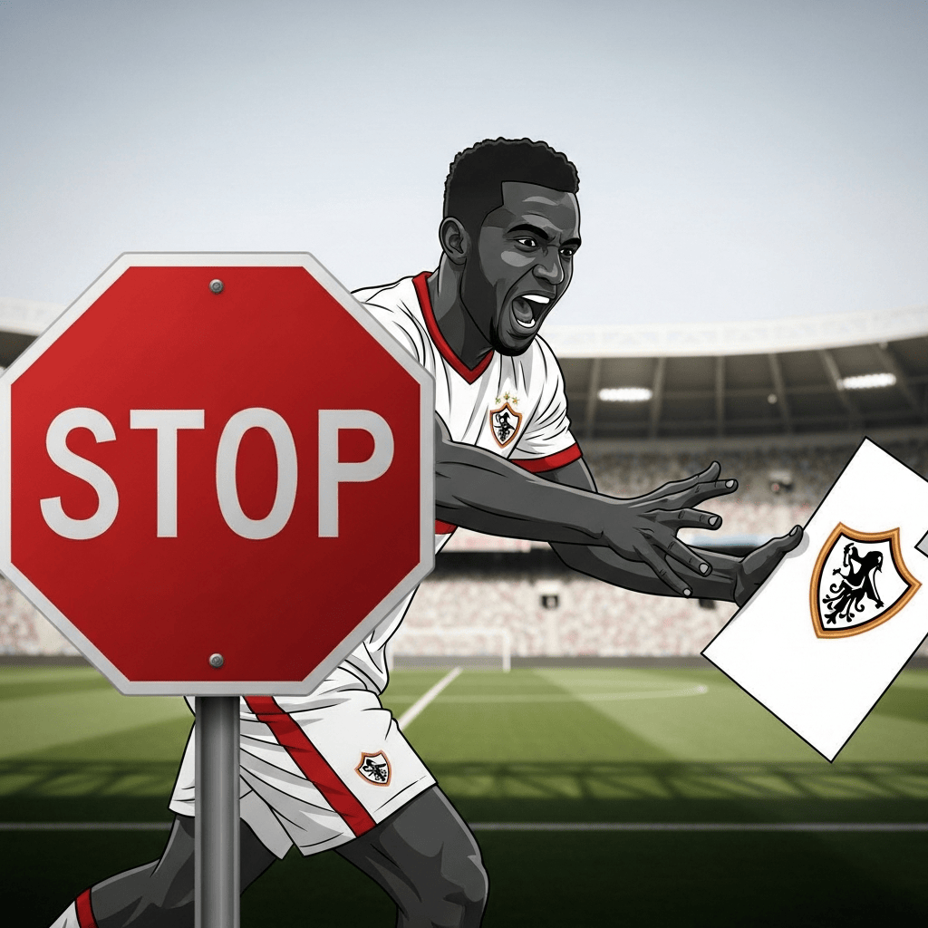 Illustration for: Zamalek Aims to Sign Hamed Hamdan Amid Transfer Ban