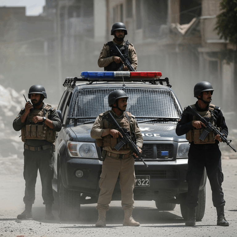 Illustration for: Explosion in Pakistan: Security Forces Respond
