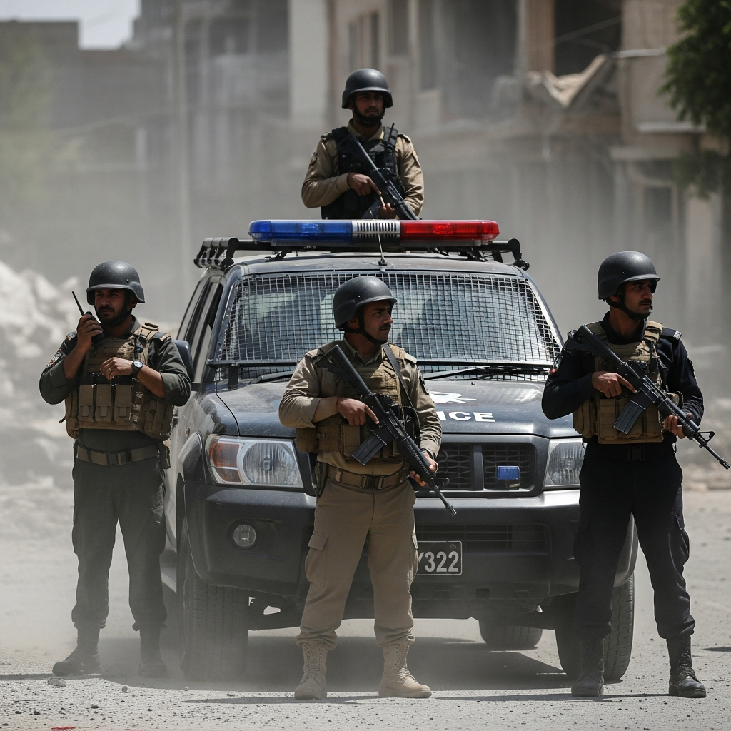 Illustration for: Explosion in Pakistan: Security Forces Respond