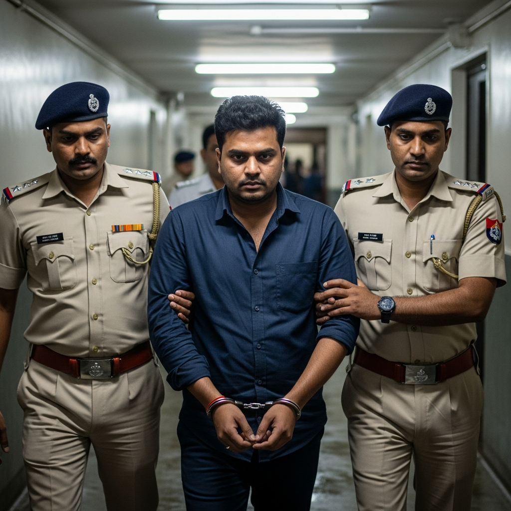Illustration for: BlueChip Scam Mastermind Arrested in India