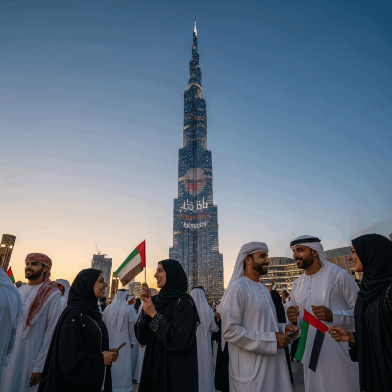 Illustration for: UAE Celebrates 54 Years of Unity and Progress