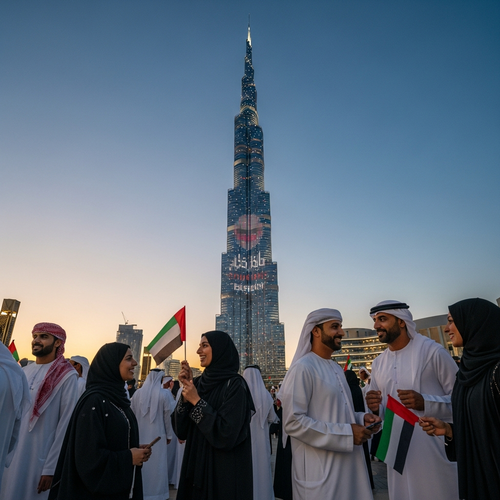 Illustration for: UAE Celebrates 54 Years of Unity and Progress