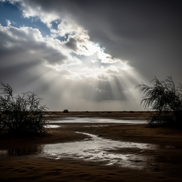 Illustration for: UAE Weather: Partly Cloudy with Rain Likely