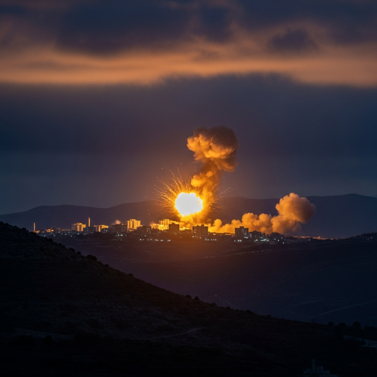 Illustration for: Military Strikes Target Hezbollah Infrastructure