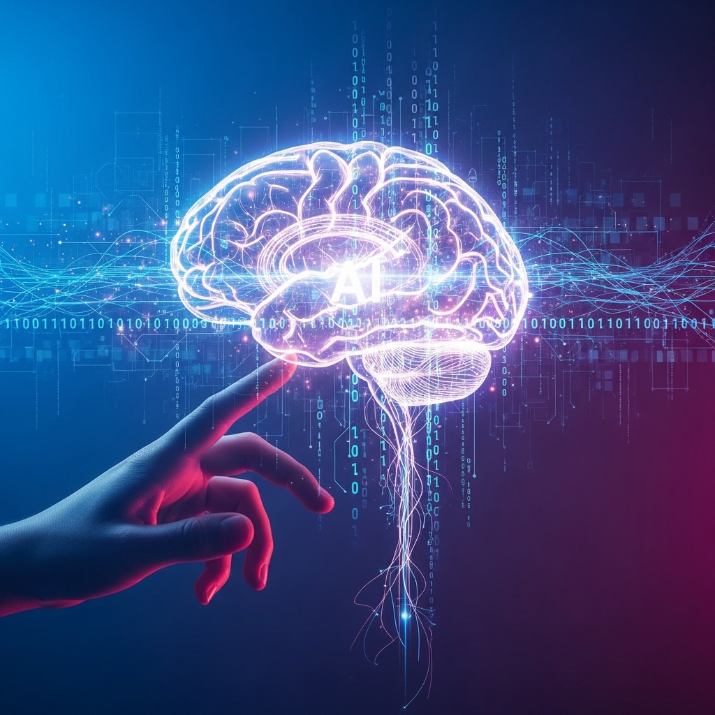 Illustration for: Study Highlights AI's Impact on Knowledge Depth