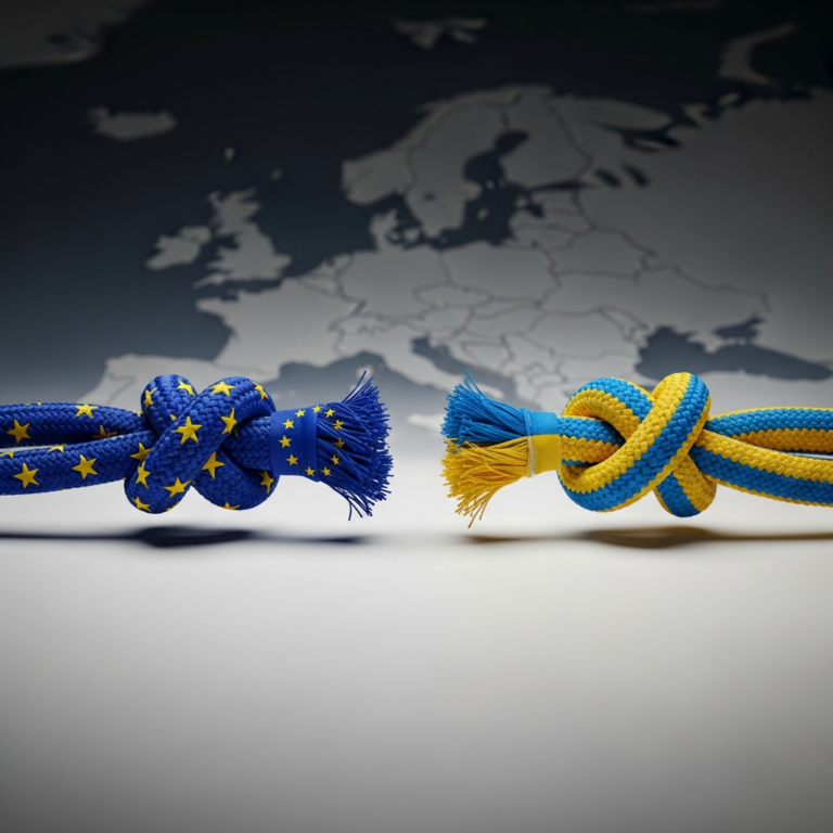 Illustration for: EU Detaches from Ukraine Peace Process