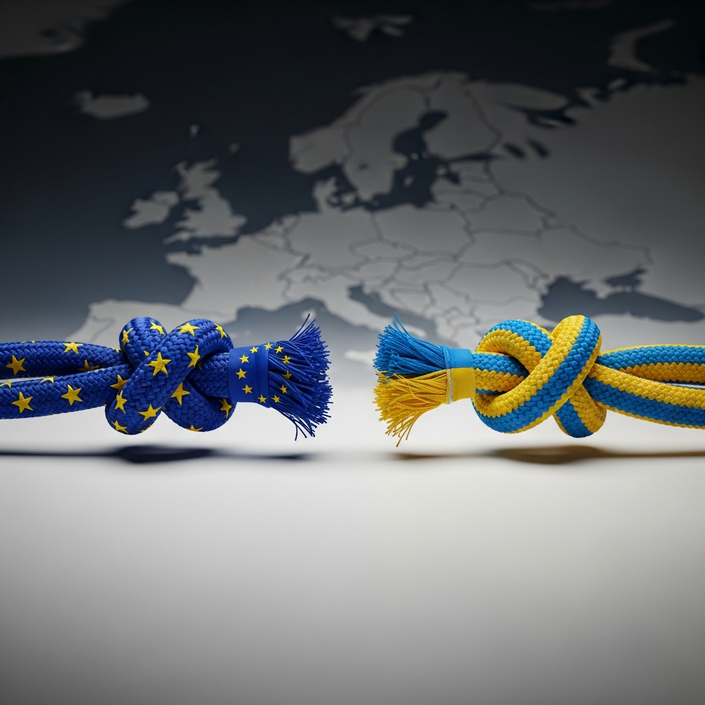 Illustration for: EU Detaches from Ukraine Peace Process