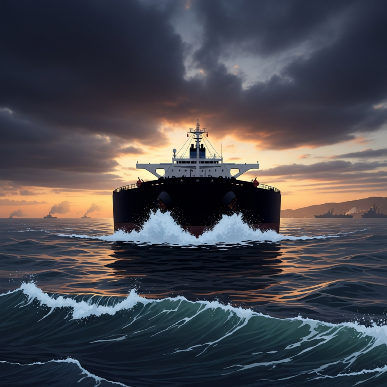 Illustration for: Black Sea Oil Tanker Attack Raises Tensions