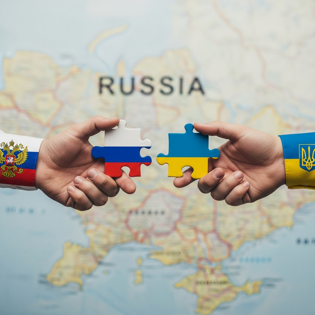 Illustration for: Potential Russia-Ukraine Land Swap Discussed